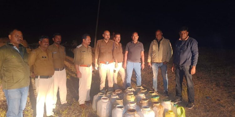थाना बहोरीबंद व बाकल की संयुक्त रूप से की गई बड़ी कार्यवाही