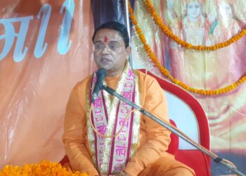 साधु संतों की अपमान नहीं करना चाहिए प . राधेश्याम शास्त्री