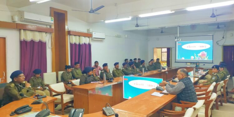 *मतगणना के लिए पुलिस अधिकारियों की ट्रेनींग संपन्न*