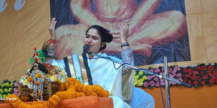 *शिव पार्वती विवाह प्रसंग सुन झुमे श्रद्धालु*