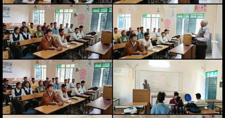 विद्यार्थियों को जैविक खेती का प्रशिक्षण दिया गया