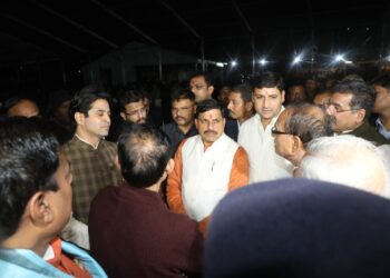 नवनियुक्त मुख्यमंत्री डॉ. मोहन यादव ने शपथ ग्रहण समारोह की व्यवस्थाओं का लिया जायजा