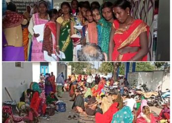 रीठी सामुदायिक स्वास्थ्य केंद्र में महिलाओं की लगी भीड़,,,, 100 से ज्यादा महिलाओं के हुए रजिस्ट्रेशन,,,,