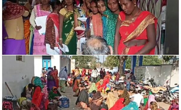 रीठी सामुदायिक स्वास्थ्य केंद्र में महिलाओं की लगी भीड़,,,, 100 से ज्यादा महिलाओं के हुए रजिस्ट्रेशन,,,,