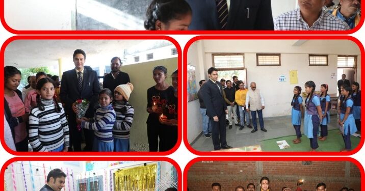 बहोरीबंद के 7 गांवों में पहुंचे कलेक्टर*  *छात्रों को पढ़ाई में मेहनत करने की दी सीख*
