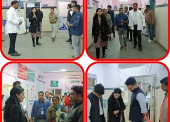 चिकित्सक जिम्मेदार बनें, स्वास्थ्य सेवाओं को बेहतर बनाएं – डॉ. सिडाना  कलेक्टर ने किया जिला चिकित्सालय का आकस्मिक निरीक्षण