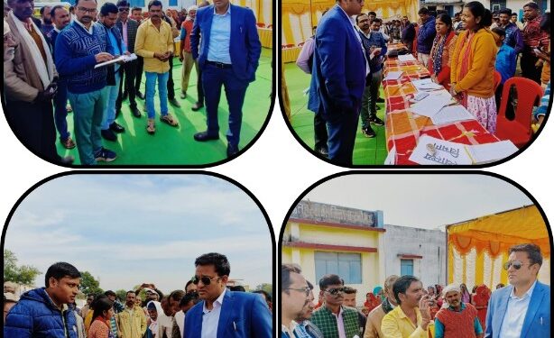 जिला पंचायत के सीईओ शिशिर गेमावत ने औचक निरीक्षण कर लिया जायजा।