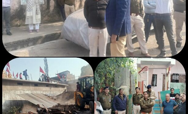 शहर में फूटा कुआं से दशहरा मैदान तक सड़क पर वर्षों से व्याप्त अतिक्रमणों पर चला जेसीबी का पंजा,सिटी मजिस्ट्रेट के नेतृत्व में कायाकल्प योजना के अंतर्गत सड़क निर्माण को लेकर हुई कार्यवाही,मचा हडकंप…….