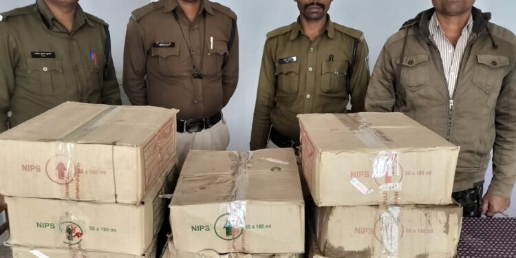उमरिया पान पुलिस की अवैध शराब के विरुद्ध ताबातोड कार्यवाही