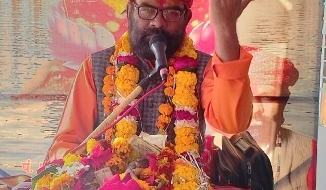 मां नर्मदा के कण कण में विराजित है शंकर : कथावाचक पंडित प्रमोदानद महाराज