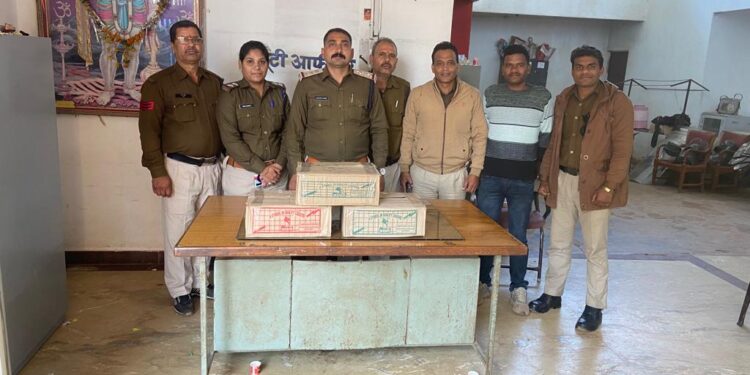 स्लीमनाबाद पुलिस की अवैध शराब पर कार्रवाई