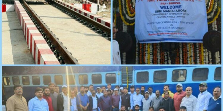 रेल संरक्षा आयुक्त ने किया बरखेड़ा-बुदनी स्टेशन के मध्य तीसरी रेल लाइन का निरीक्षण,95 किमी प्रति घंटे का स्पीड ट्रायल कर,75 किमी प्रति घंटे की गति से गाड़ी चलाने की अनुमति….!