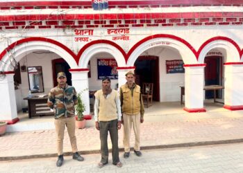 पुलिस ने शांति भंग में की कार्रवाई