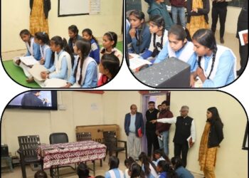 कलेक्टर सुश्री बाफना ने शासकीय स्कूल बरहटा में विद्यार्थियों से किया संवाद