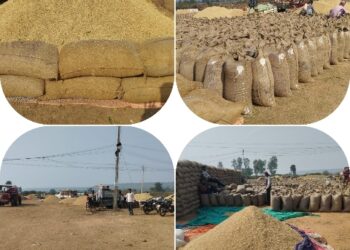 उपार्जन केंद्रों में रखे धान का परिवहन ना होने से प्रभावित हो रही खरीदी सुनिऐ केन्द्र प्रभारी की जुबानी