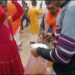 अक्षत कलश यात्रा को लेकर ग्राम सूरजपुरा धाम में बैंड बाजों और रामधुन के साथ निकाली गई शोभा यात्रा