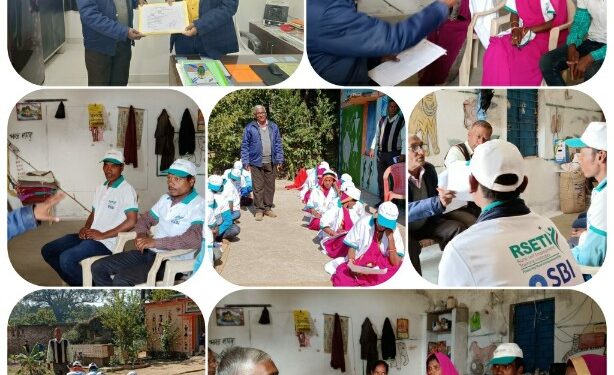 डेयरी एवं केंचुआ खाद निर्माण प्रशिक्षण की परीक्षा संपन्न।
