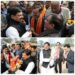 मुख्यमंत्री डॉ. मोहन यादव का हेलीपैड पर किया गया आत्मीय स्वागत