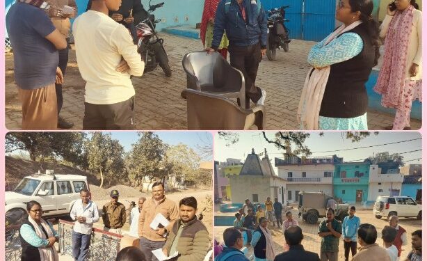 राजस्व महाअभियान प्रगति की समीक्षा हेतु अपर कलेक्टर ने विभिन्न ग्रामों का किया निरीक्षण  पटवारी को बी-1 वाचन करने दिए निर्देश