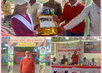 *ताला के बाद बिसानी में अनुभूति कार्यक्रम का आयोजन, स्कूली छात्र छात्राओ ने की वन्य जीवन की अनुभूति, “मै भी बाघ” सेल्फी प्वाइंट के साथ खिचाई फोटो*