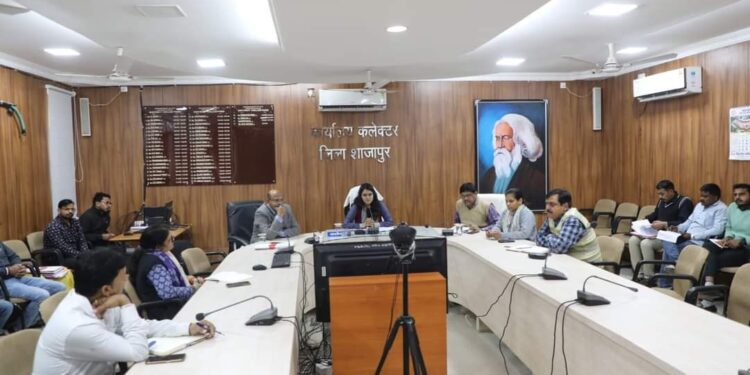 अयोध्या में भगवान श्रीराम की प्रतिमा की प्राणप्रतिष्ठा पर शाजापुर जिले में होंगे विभिन्न कार्यक्रम बैठक में कलेक्टर सुश्री बाफना ने जिला अधिकारियों को दिए निर्देश