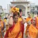 अक्षत कलश यात्रा निकाल बांटे अयोध्या से आए पीले चावल…