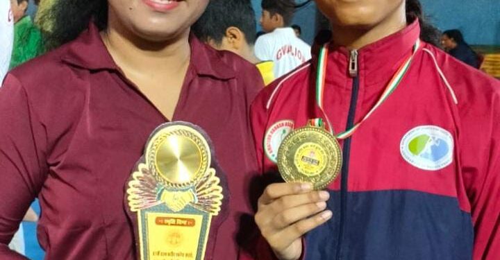 राष्ट्रीय शालेय कुराश स्पर्धा में प्रदेश का प्रतिनिधित्व करेगी समेरिटन्स विद्यालय की छात्रा चारु