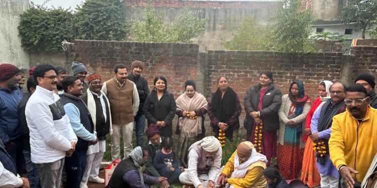 *68लाख की लागत के विकास कार्यों का महापौर प्रीति संजीव सूरी ने किया भूमि पूजन* *जाकिर हुसैन वार्ड रामजानकी वार्ड में होगे विकास कार्य*