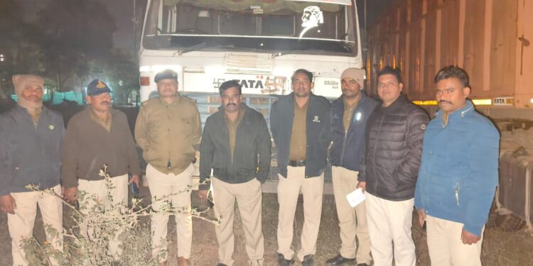 *चंद घण्टो में चोरी गए हाइवा ट्रक को कुठला पुलिस ने किया बरामद*