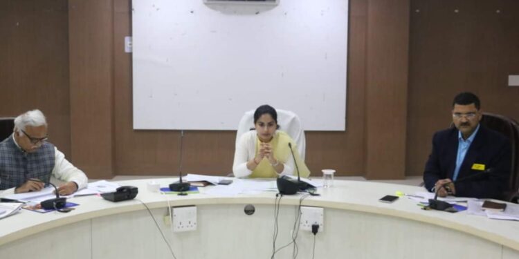 राजस्व महाअभियान का प्रभावी क्रियान्वयन करें,एसडीएम, तहसीलदार एवं नायब तहसीलदार लंबित राजस्व प्रकरणों का शत प्रतिशत निराकरण कराएं : कलेक्टर सोनिया मीना