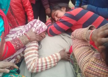 बीती रात खेत पर पानी लगा रहे किसान की अज्ञात वाहन के टक्कर लगने से हुई मौत परिवार में मचा कोहराम