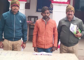 *एक अभियुक्त को अवैध तमंचा के साथ किया गिरफ्तार*