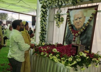 *छत्तीसगढ़ राज्य लोधी समाज के प्रदेश कोषाध्यक्ष विष्णु लोधी,पूर्व सीएम भूपेश बघेल के पिता के दशगात्र कार्यक्रम में हुए शामिल*