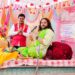 भागवत कथा में सुनाया गोवर्धन पूजा का प्रसंग माखन चोरी कर मटकी फोड़ी व बाल लीलाओं का मनमोहक प्रसंग के साथ भजनों की रही धूम।