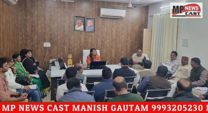 *महापौर श्रीमति प्रीति संजीव सूरी की अध्यक्षता में मेयर.इन.काउंसिल की बैठक आयोजित*  *मेयर इन काउंसिल की बैठक में कई महत्वपूर्ण कार्यो पर सर्वसम्मति से स्वीकृति*