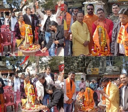 *माधव नगर गेट नेहरू वार्ड का नाम श्री राम द्वार रखा जाएगा पार्षद शशिकांत तिवारी ने किया भूमि पूजन*