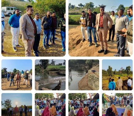 जिला पंचायत सीईओ श्री गेमावत ने बरेली रामपुर, जिर्री और झिन्ना पिपरिया पहुंच कर चेक डैम और तालाब का औचक निरीक्षण कर लिया जायजा