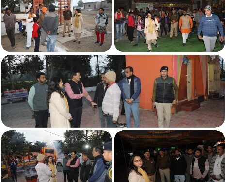 कलेक्टर और पुलिस अधीक्षक ने मंदिरों का भ्रमण कर व्यवस्थाओं को देखा