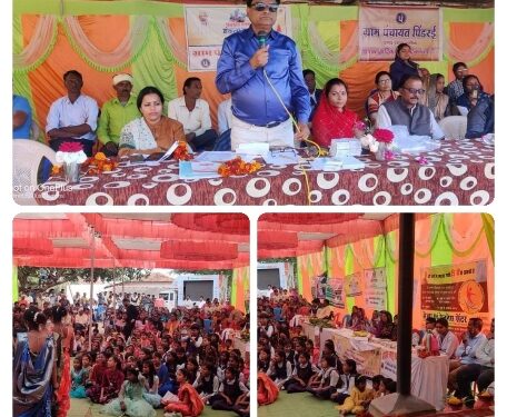 विकसित भारत संकल्प यात्रा के अंतर्गत जनपद पंचायत परासिया की ग्राम पंचायत पिंडरई में शिविर का आयोजन किया गया