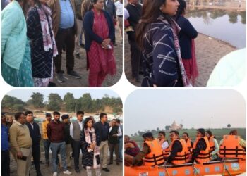 कलेक्टर श्रीमती शीतला पटले ने बरमानखुर्द पहुंचकर बरमान मेला की अंतिम तैयारियों का जायजा लिया और अधिकारियों को आवश्यक निर्देश दिये।