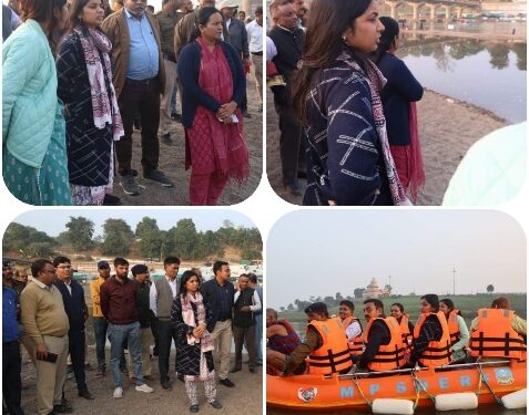 कलेक्टर श्रीमती शीतला पटले ने बरमानखुर्द पहुंचकर बरमान मेला की अंतिम तैयारियों का जायजा लिया और अधिकारियों को आवश्यक निर्देश दिये।