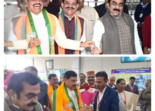 *मुख्यमंत्री डॉ यादव का डुमना विमानतल पर हुआ जोरदार स्वागत*