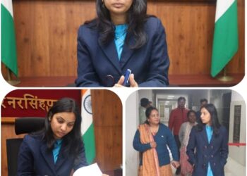 नवागत कलेक्‍टर श्रीमती शीतला पटले ने किया पदभार ग्रहण