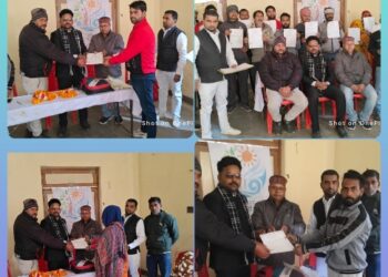 *प्रधानमंत्री कौशल विकास योजना के तहत आरपीएल ट्रेनिंग करने वाले सफाई कर्मचारियों को वितरित किए सर्टिफिकेट*