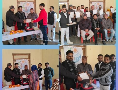 *प्रधानमंत्री कौशल विकास योजना के तहत आरपीएल ट्रेनिंग करने वाले सफाई कर्मचारियों को वितरित किए सर्टिफिकेट*