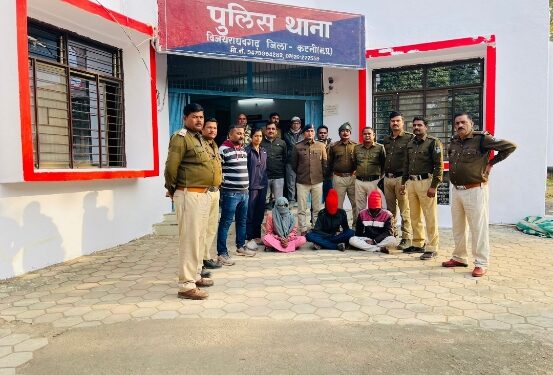 पुलिस थाना विजयराघवगढ़ जिला कटनी पत्नि के प्रेमी और दोस्त ने षणयंत्र पूर्वक की गई हत्या के तीनों आरोपी गिरफ्तार
