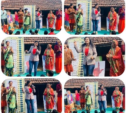 देश का फार्म भरकर निभायें लोकतंत्र में अपनी भागीदारी मुख्य निर्वाचन पदाधिकारी श्री अनुपम राजन के मार्गदर्शन में सारिका का जागरूकता कार्यक्रम