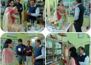 स्थानीय उत्पादों को प्रोत्साहित करें – डॉ. सलौनी सिडाना  कलेक्टर ने किया वन औषधीय प्रसंस्करण एवं विक्रय केन्द्र का निरीक्षण