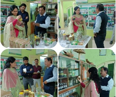 स्थानीय उत्पादों को प्रोत्साहित करें – डॉ. सलौनी सिडाना कलेक्टर ने किया वन औषधीय प्रसंस्करण एवं विक्रय केन्द्र का निरीक्षण