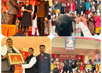 अध्ययनरत युवा शक्ति के सशक्तिकरण हेतु धनवंती महिला महाविद्यालय विशुनपुरा चंदौली में 166 छात्राओ स्मार्ट फोन/टैबलेट किया गया वितरण